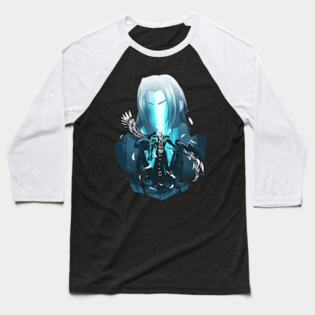 Man with the black cape sephiroth Baseball T-Shirt by SourKrispop